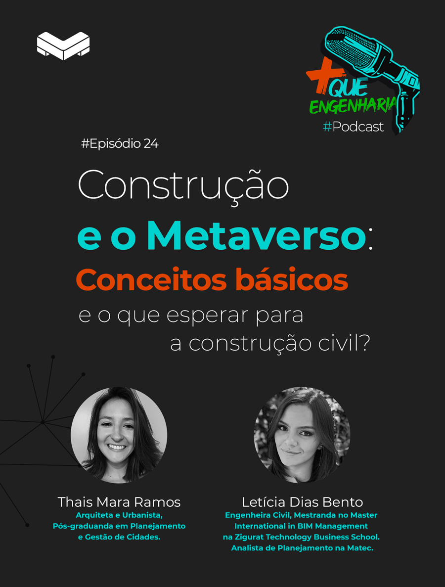 Metaverso e Construção – Podcast Mais que Engenharia | Episódio 24