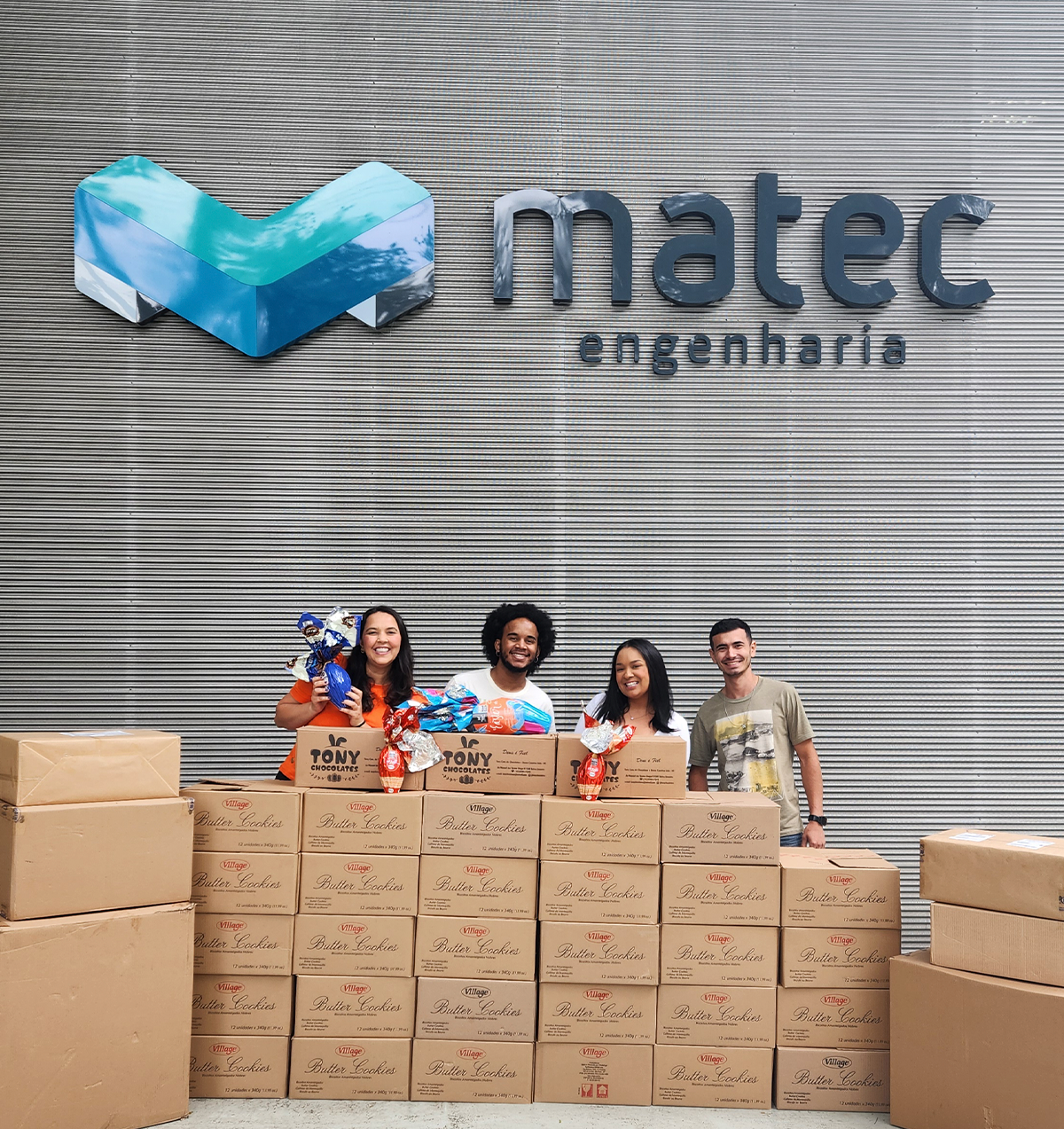 Acao institucional de páscoa 2024 Matec Engenharia 4