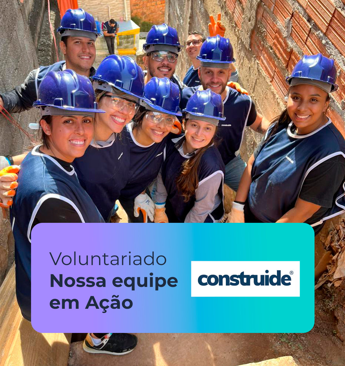 Conexão ESG Matec Engenharia Projeto Social ONG Construide Voluntariado 2