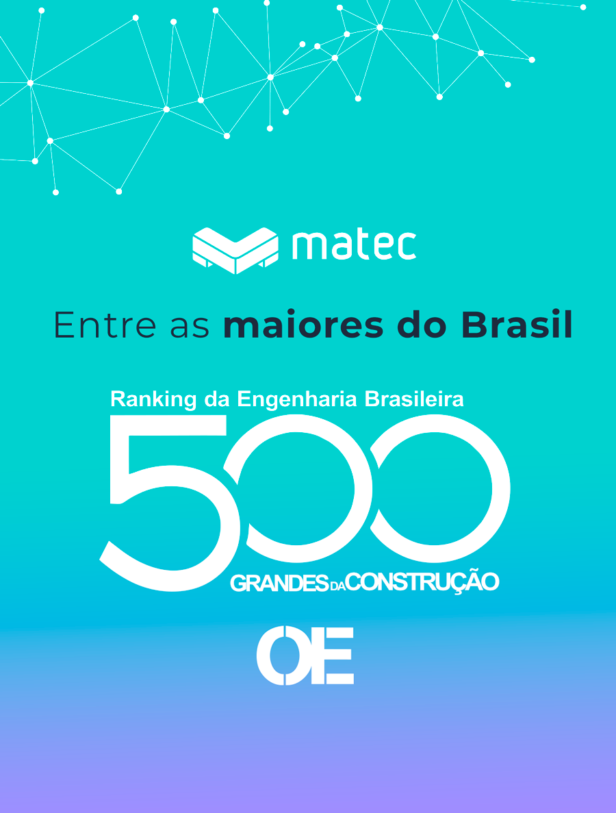 Matec entre as maiores do Brasil no 500 Grandes da O Empreiteiro