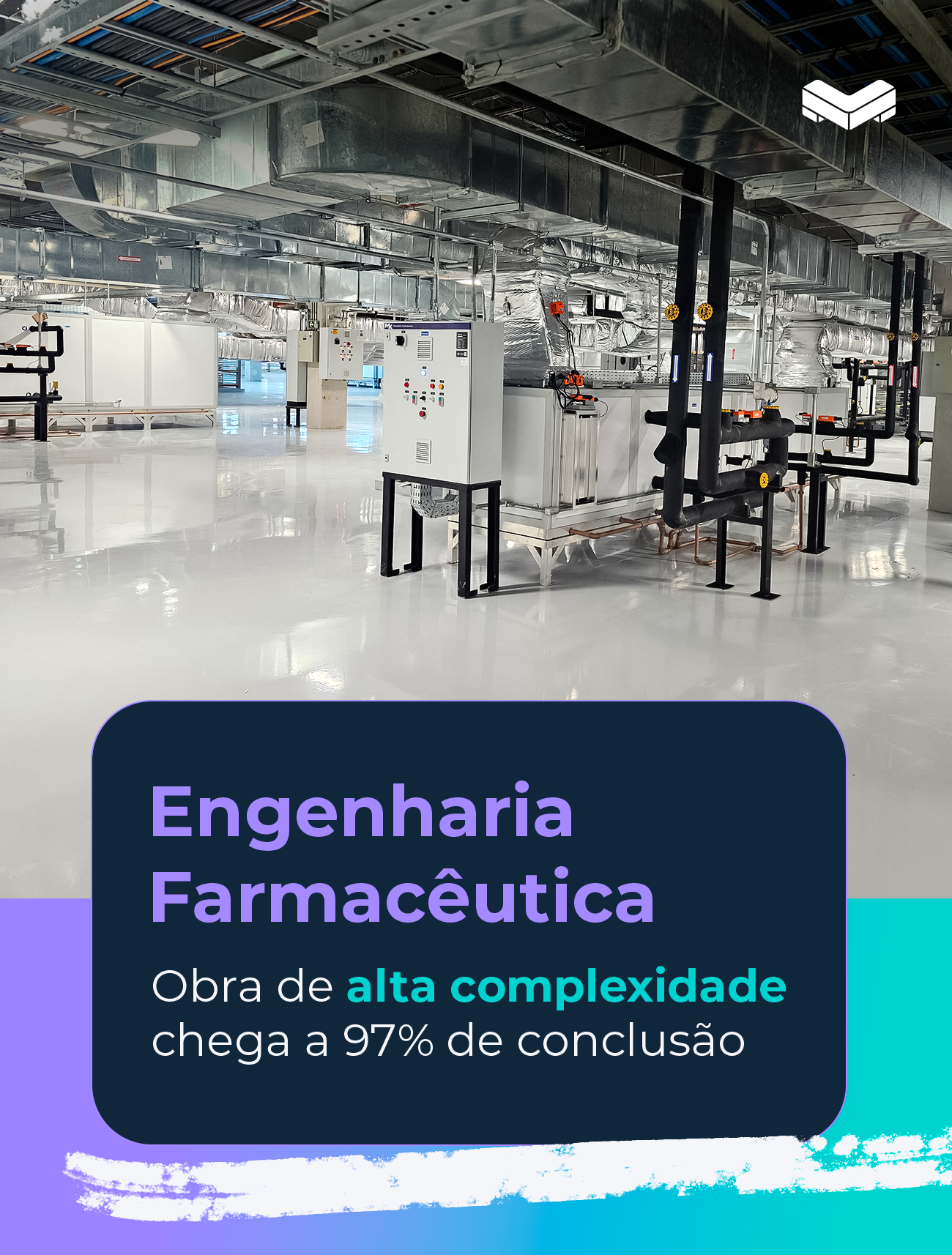 Engenharia farmacêutica em obra de alta complexidade executada pela Matec