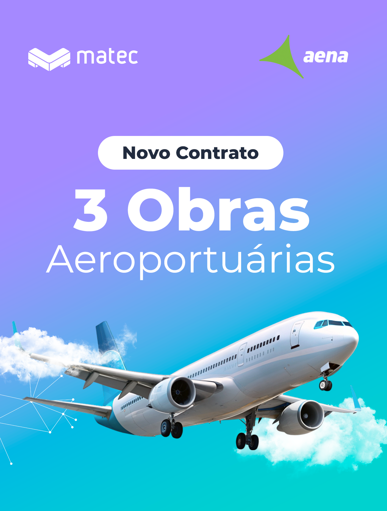 Novo Contrato: Matec Ganha 3 Obras em Aeroportos de Minas Gerais em Parceria com a Aena