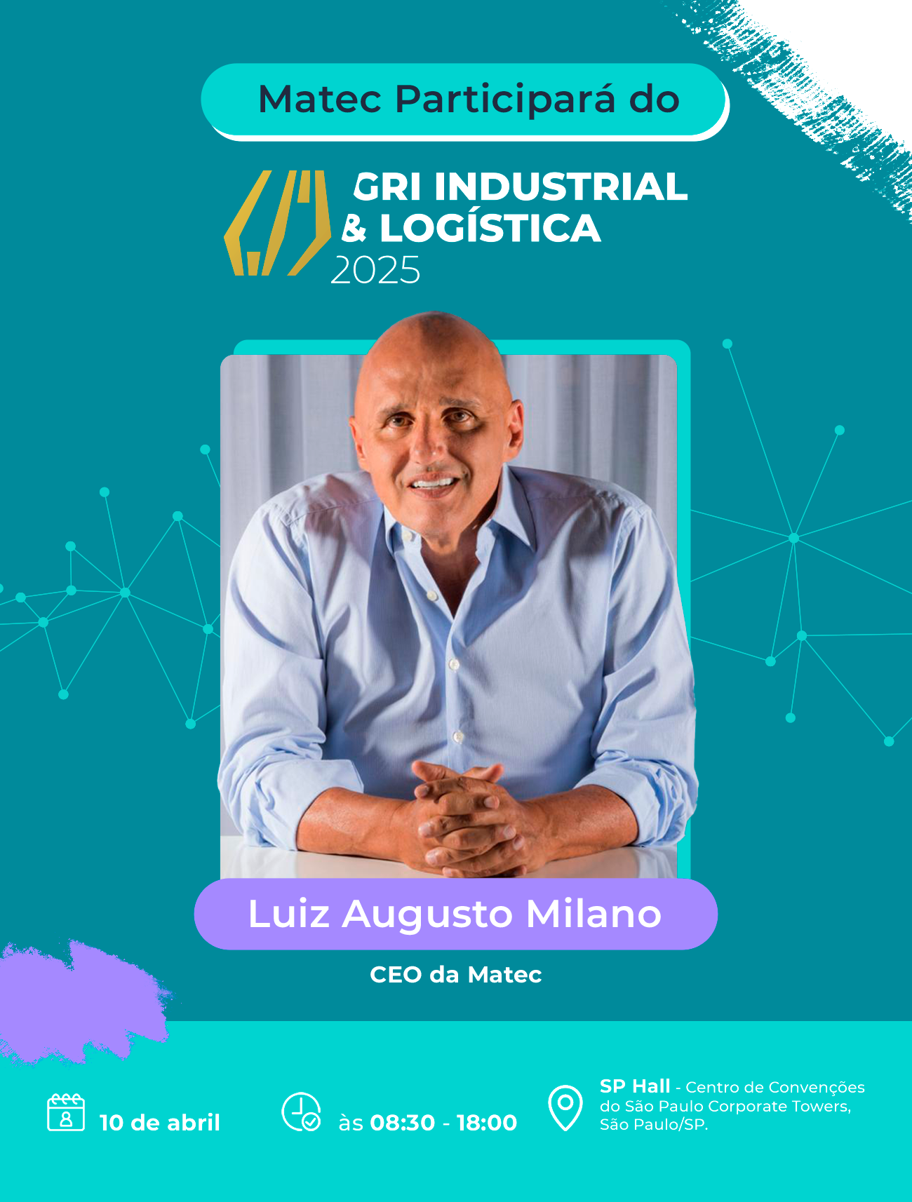 Matec confirma participação no GRI Industrial & Logística 2025