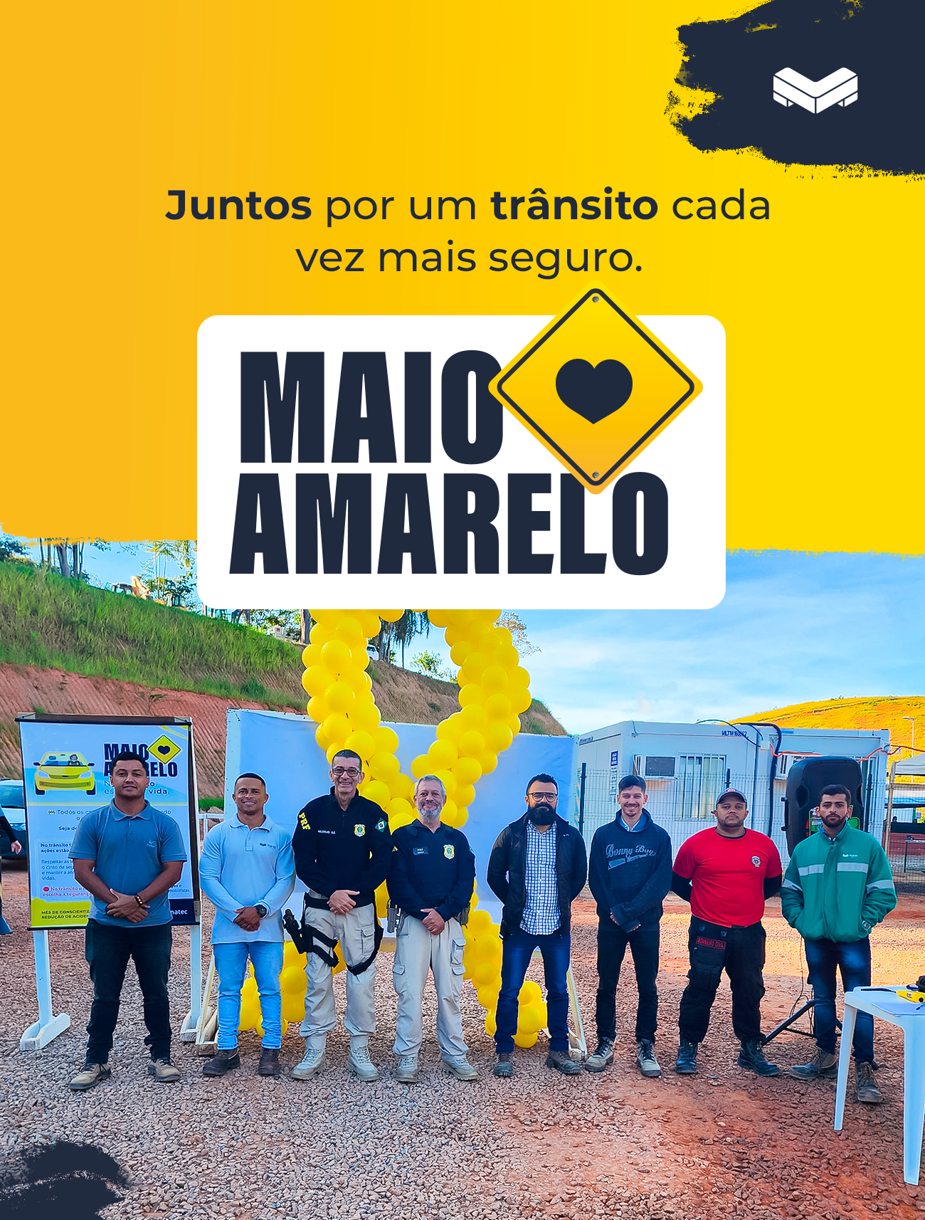 Maio Amarelo 2025: nas obras da Matec, segurança é uma escolha diária