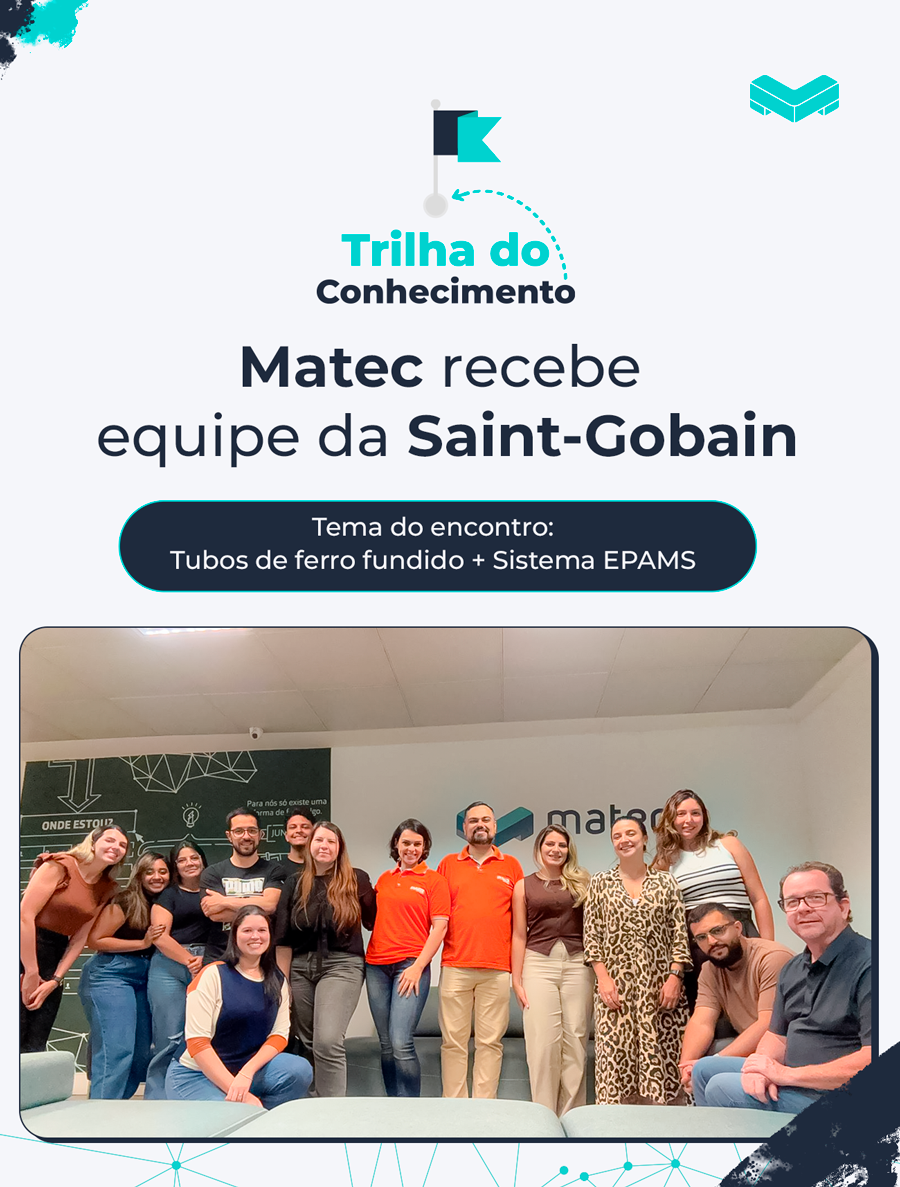 Trilha do Conhecimento | EPAMS + tubos de ferro fundido para obras mais eficientes